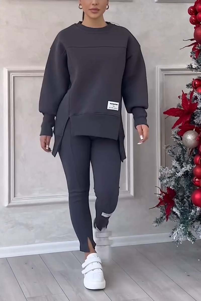 Quirine | Ensemble deux pièces oversize en tweed