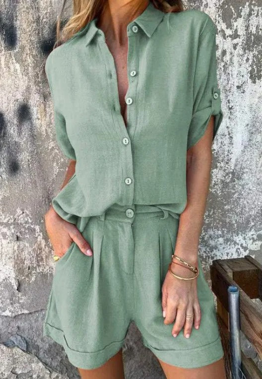 Nikki | Ensemble deux pièces léger avec short