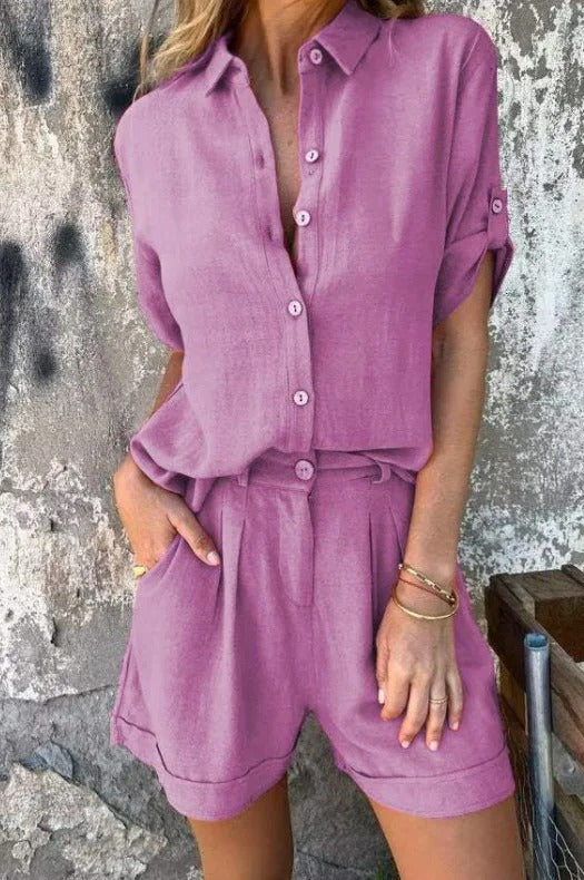 Nikki | Ensemble deux pièces léger avec short