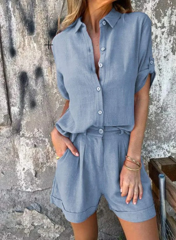 Nikki | Ensemble deux pièces léger avec short