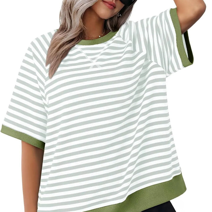 Roosmarijn | Gestreiftes Oversize-Top