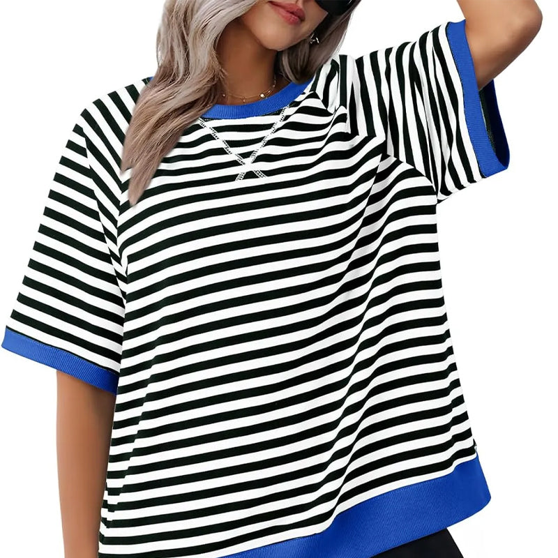 Roosmarijn | Gestreiftes Oversize-Top