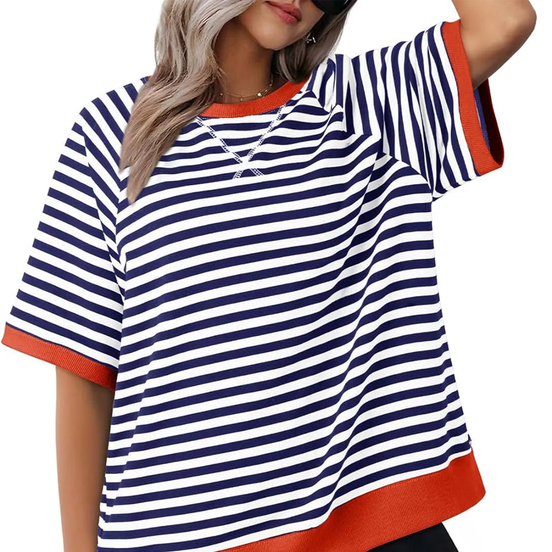 Roosmarijn | Gestreiftes Oversize-Top