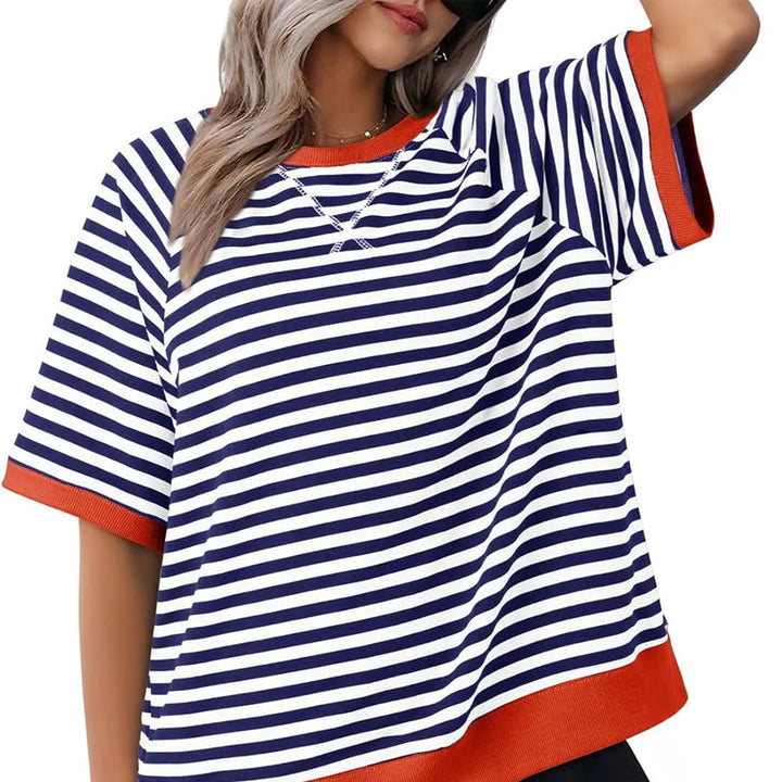 Roosmarijn | Gestreiftes Oversize-Top