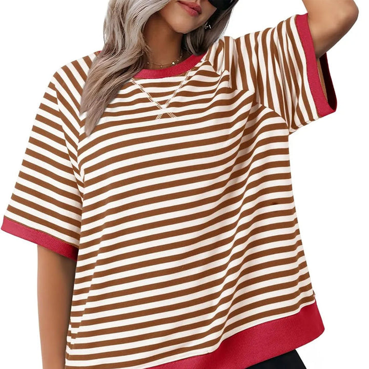Roosmarijn | Gestreiftes Oversize-Top