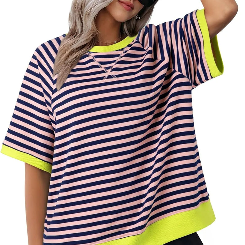 Roosmarijn | Gestreiftes Oversize-Top