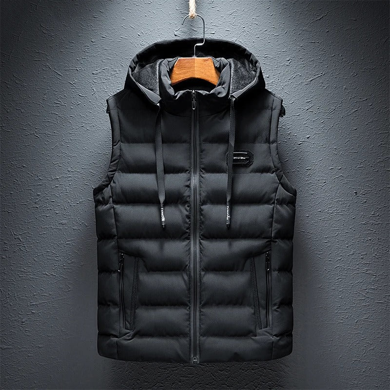 Janneke | Gilet matelassé à capuche