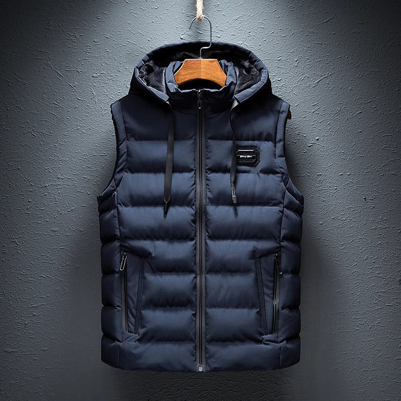 Janneke | Gilet matelassé à capuche