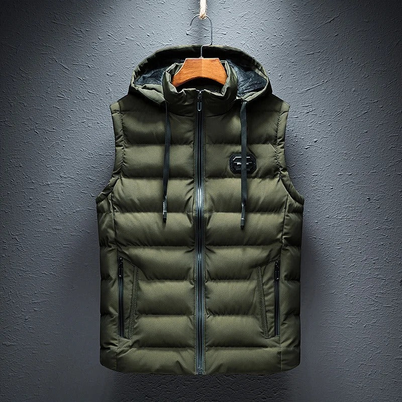 Janneke | Gilet matelassé à capuche