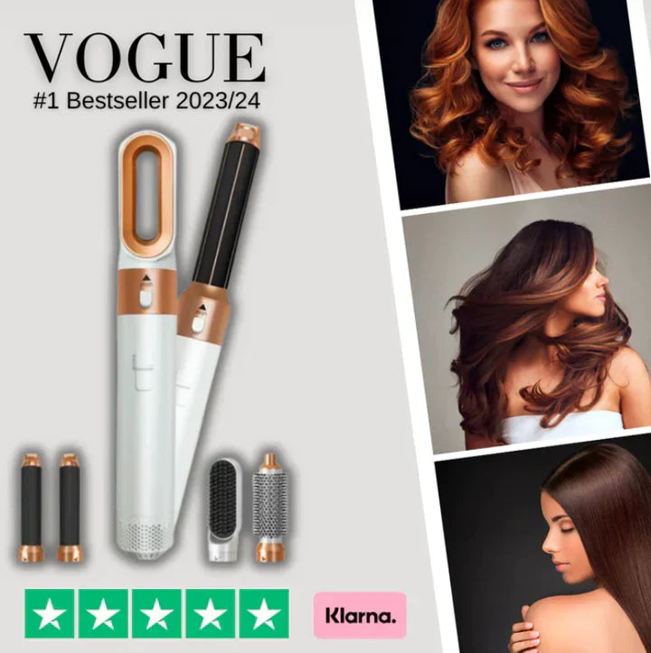 Rixt | Modelador de cabelo 5 em 1 com acessórios