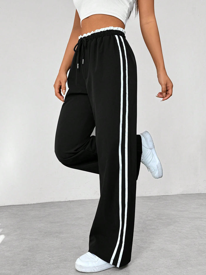 Lianne | Pantalon de jogging sportif taille haute